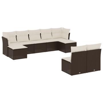 Garten sofagarnitur poly-rattan