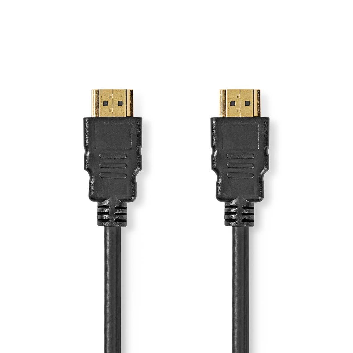 Nedis  Câble HDMI™ Ultra High Speed | Connecteur HDMI™ | Connecteur HDMI™ | 8K@60Hz | 48Gbps | 1.00m | Rond | 6.0mm | Noir | Boîte 
