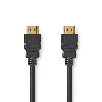 Cavo HDMI™ ad altissima velocità | Connettore HDMI™ | Connettore HDMI™ | 8K@60Hz | 48Gbps | 1,00m | Rotondo | 6,0mm | Nero | Scatola
