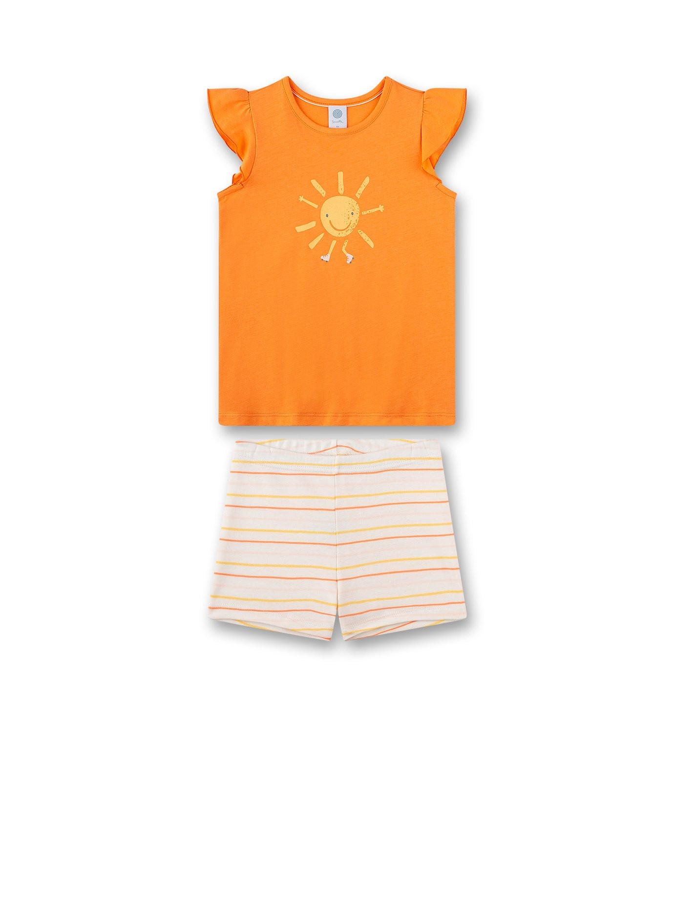 Sanetta  Mädchen Schlafanzug kurz Sonne 