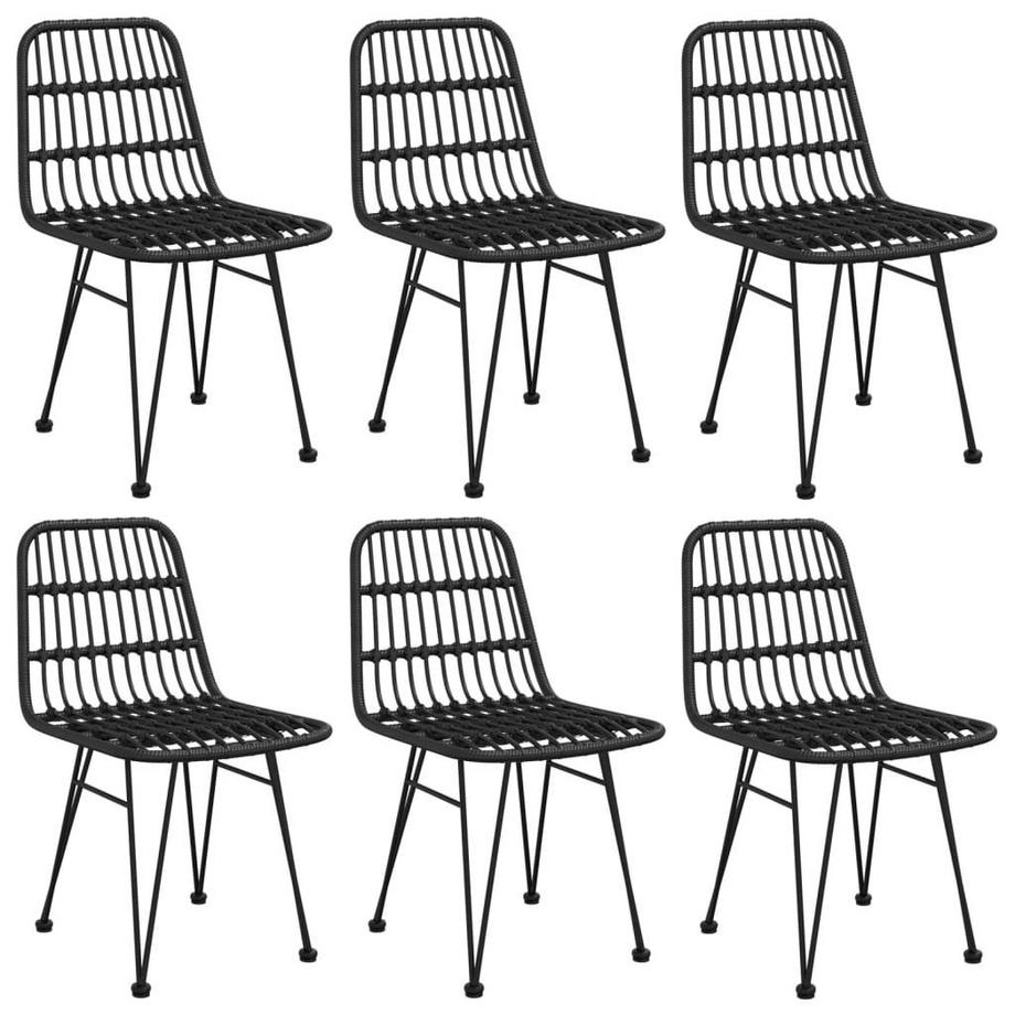 VidaXL set da pranzo da giardino Polirattan  