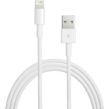 Câble USB 2.0 avec connecteur Lightning 2,4A, 12W, 1m - Blanc