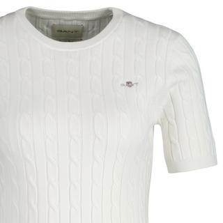 GANT Stretch Cotton Cable C-Neck T-Shirt  