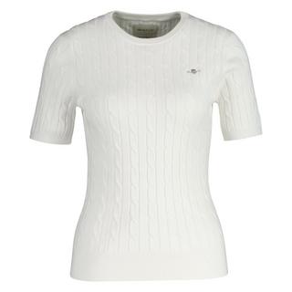 GANT Stretch Cotton Cable C-Neck T-Shirt  