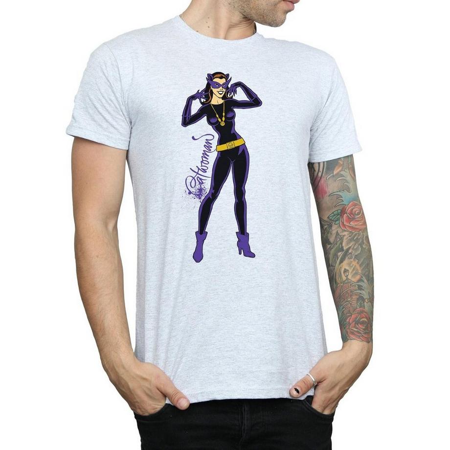 DC COMICS Catwoman T-Shirt Stampata  