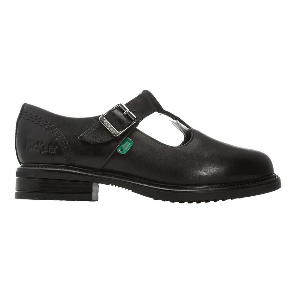 Lach Schuluniformschuhe , Leder, Tträger, Low Block Heel