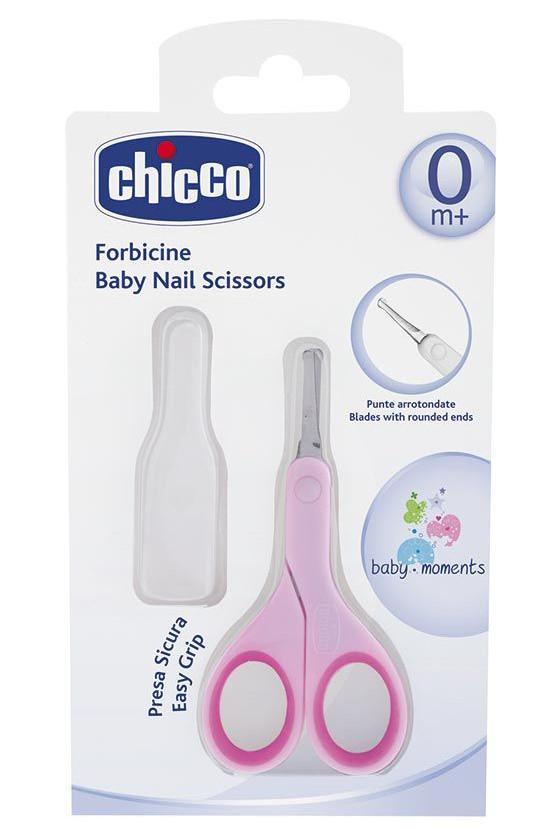 Chicco  Ciseaux bébé Chicco avec capuchon de protection rose (1 pcs) 