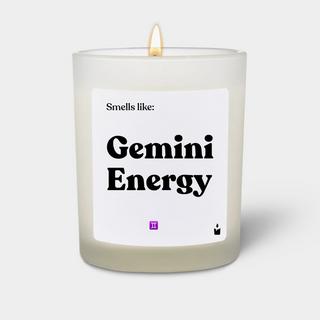 CandleHand Bougie Parfumée Woody Smells like: Gemini Energy  