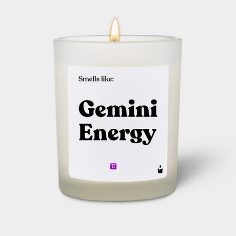 CandleHand Bougie Parfumée Woody Smells like: Gemini Energy  