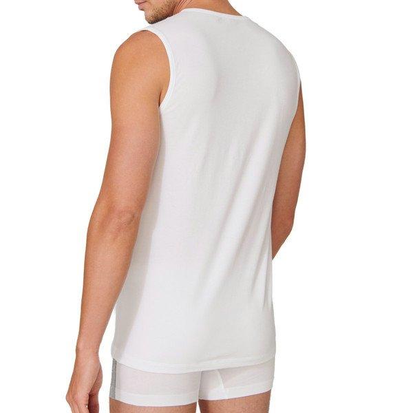 Schiesser Lot de 4 Débardeurs Coton Bio Col Rond  