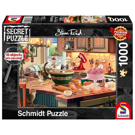 Schmidt Spiele  Huzzle Schmidt À la table de la cuisine - 1000 pièces 