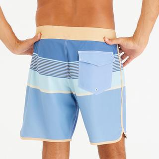 DECATHLON Boardshorts Surf 500 18 Zoll Lang Marineblau  