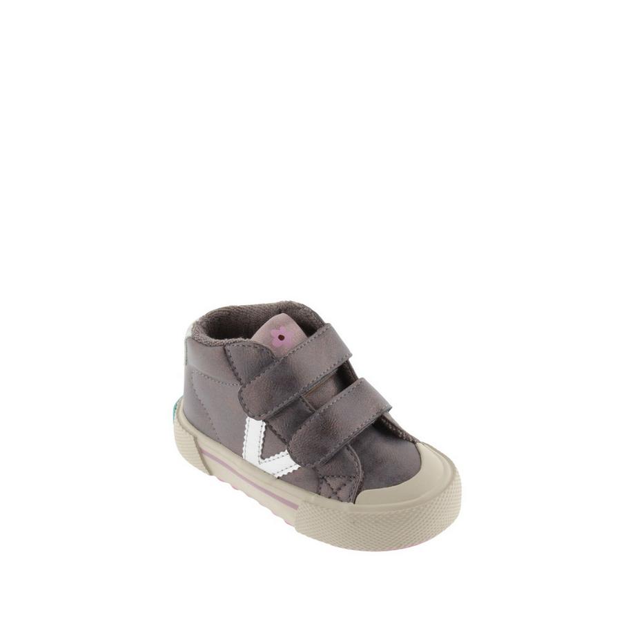 Victoria  metallic-baby-mädchen-stiefeletten mit klettverschluss tribu 