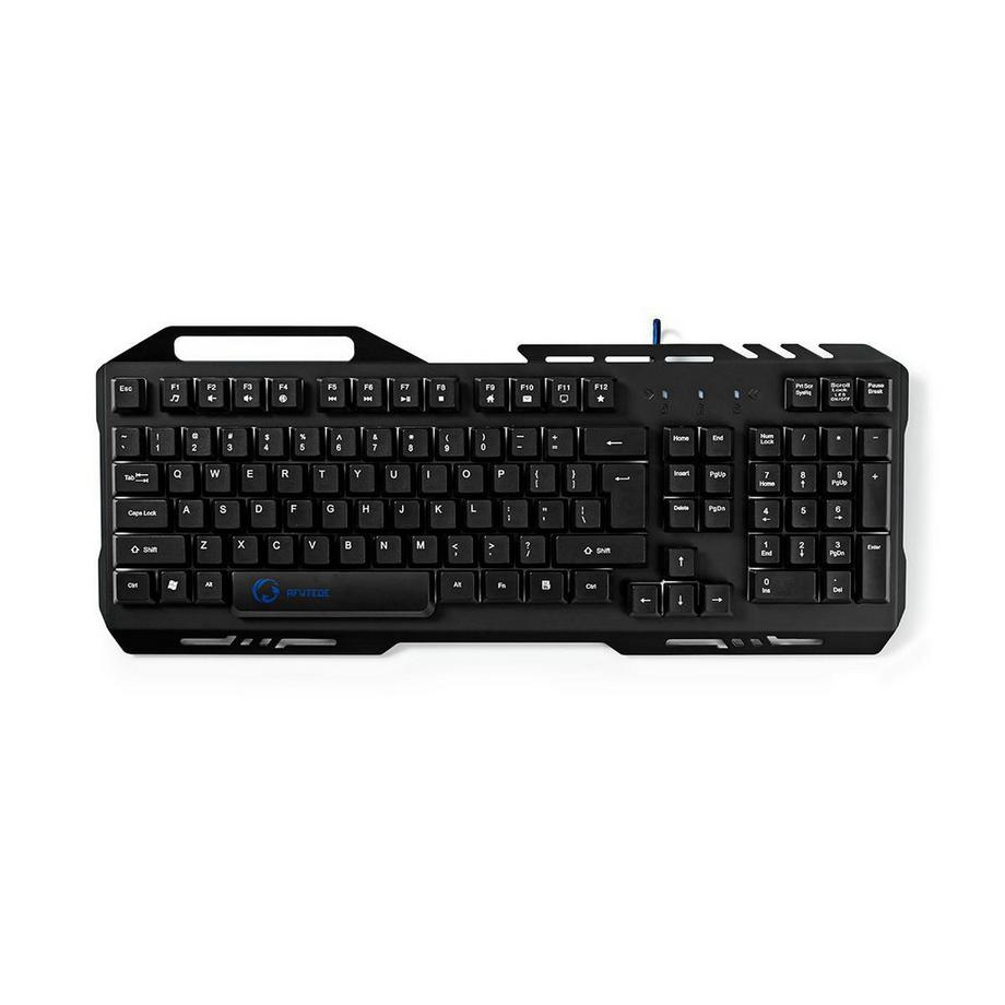 Clavier de jeu filaire | USB 2.0 | Touches à membrane | LED | US International | US Layout | USB Power | Power Cable Length : 1.50 m | Gaming...