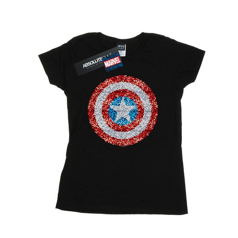 MARVEL Captain America Pixel Shield T-Shirt  