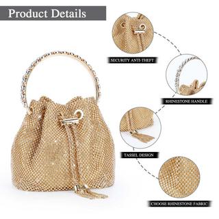 Only-bags.store Clutch Abendtasche Glitzer Umhängetasche kleine Paillettenhandtasche Umhängetasche Kettentasche Strass Clutch Abendtasche Glitzer Umhängetasche kleine Paillettenhandtasche Umhängetasche Kettentasche Strass 