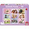 Schmidt  Puzzle Meine Tierfreunde (100Teile) 