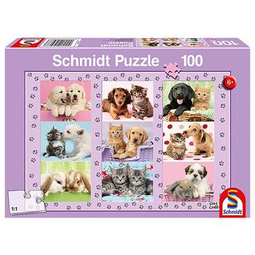 Puzzle Schmidt Mes amis les animaux - 100 pièces - 6+.