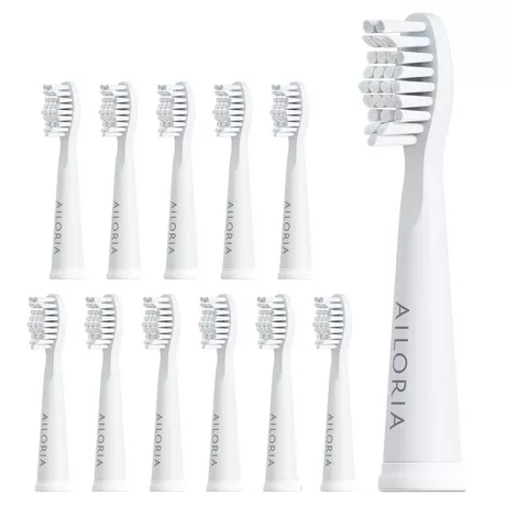 AILORIA FLASH TRAVEL Set di 12 testine di ricambio per spazzole  