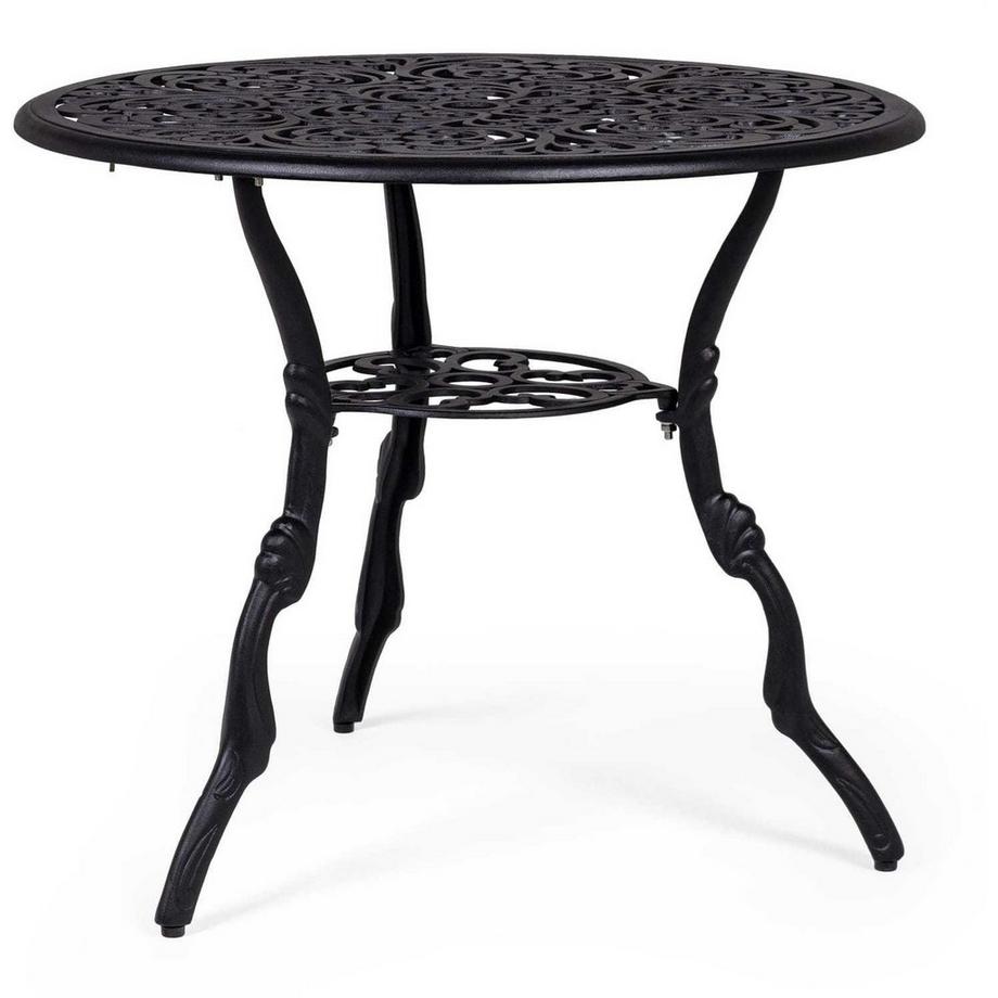 mutoni Runder Gartentisch Victoria 80x80 anthrazit  