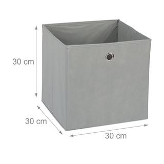 B2X Stoff-Aufbewahrungsbox, 2 Schubladen  