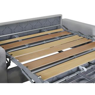 Vente-unique Schlafsofa 4Sitzer SamtLiegefläche Matratzen CALITO  