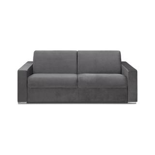 Vente-unique Schlafsofa 4Sitzer SamtLiegefläche Matratzen CALITO  