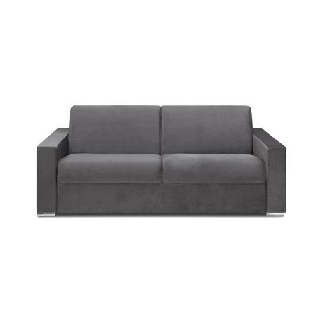 Vente-unique Schlafsofa 4Sitzer SamtLiegefläche Matratzen CALITO  