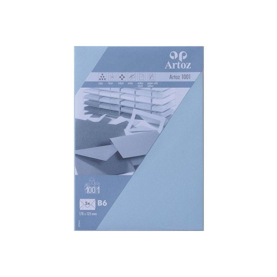 Artoz ARTOZ Couverts 1001 B6 100g, pastellblau 5 Stück  