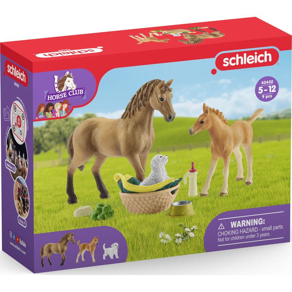 Schleich  Schleich Paarden - Babydieren Verzorgingsset 42432 