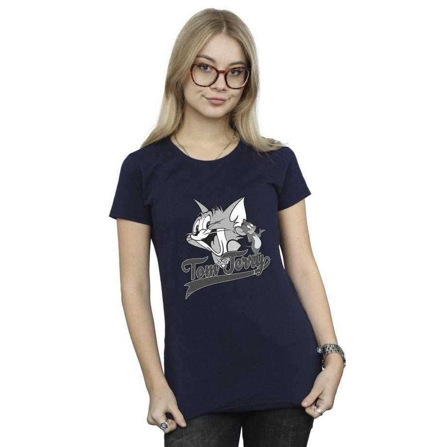 Warner Bros  T-ShirtGreyscale Square 
