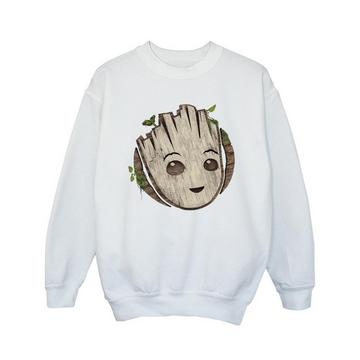 I Am Groot Wooden Head Sweatshirt