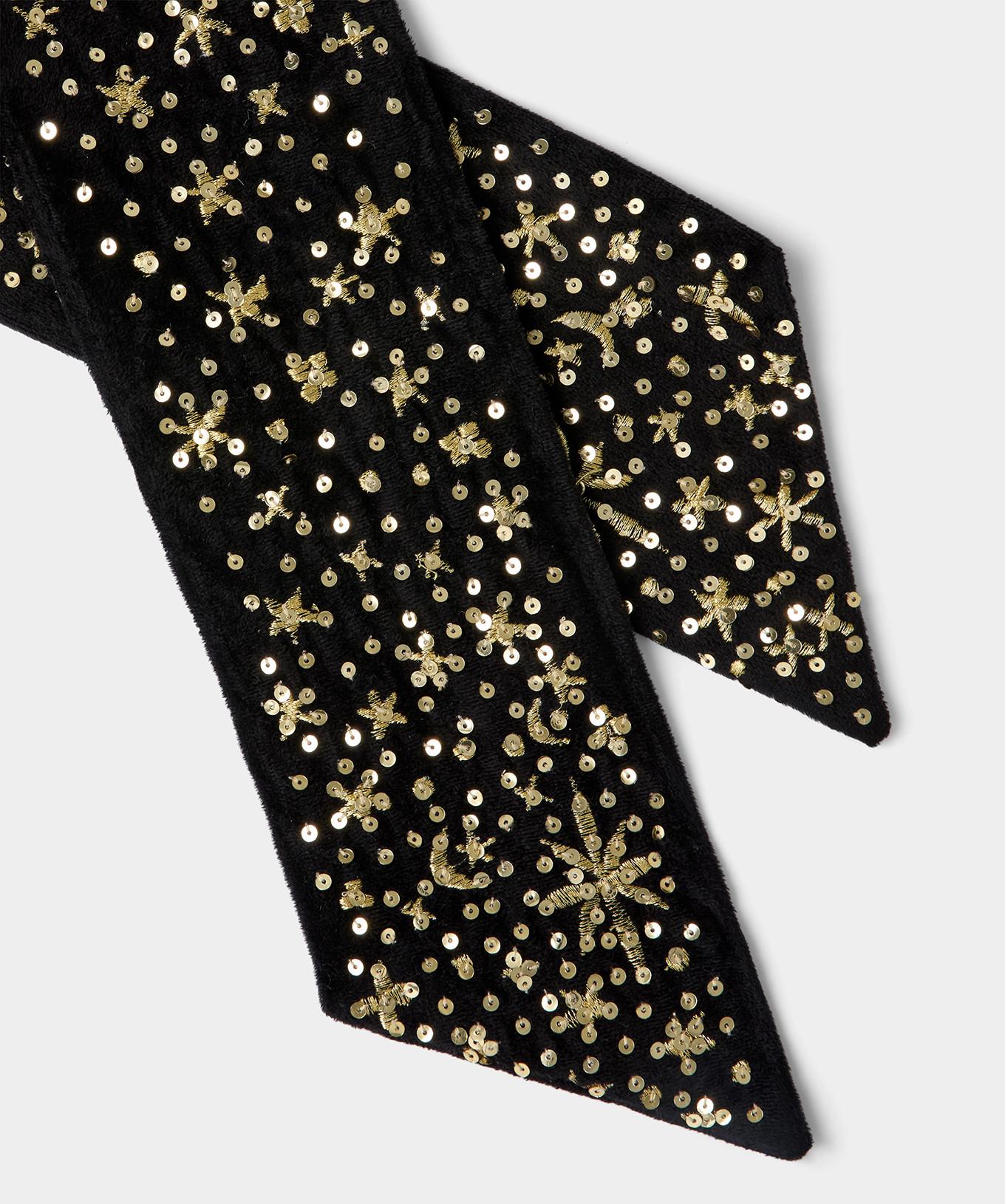 Joe Browns Schmaler Samt Pailletten Schal  