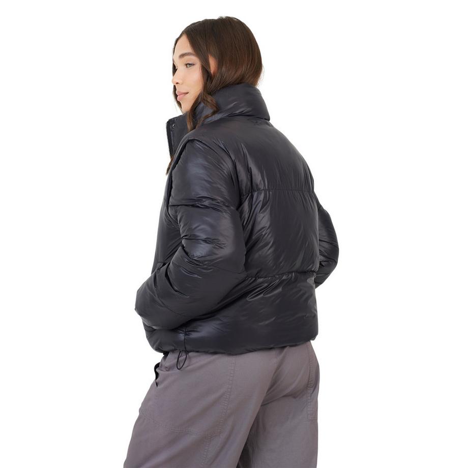 Brave Soul Bangkok Gesteppte Kurze Jacke mit Abnehmbaren Ärmeln  