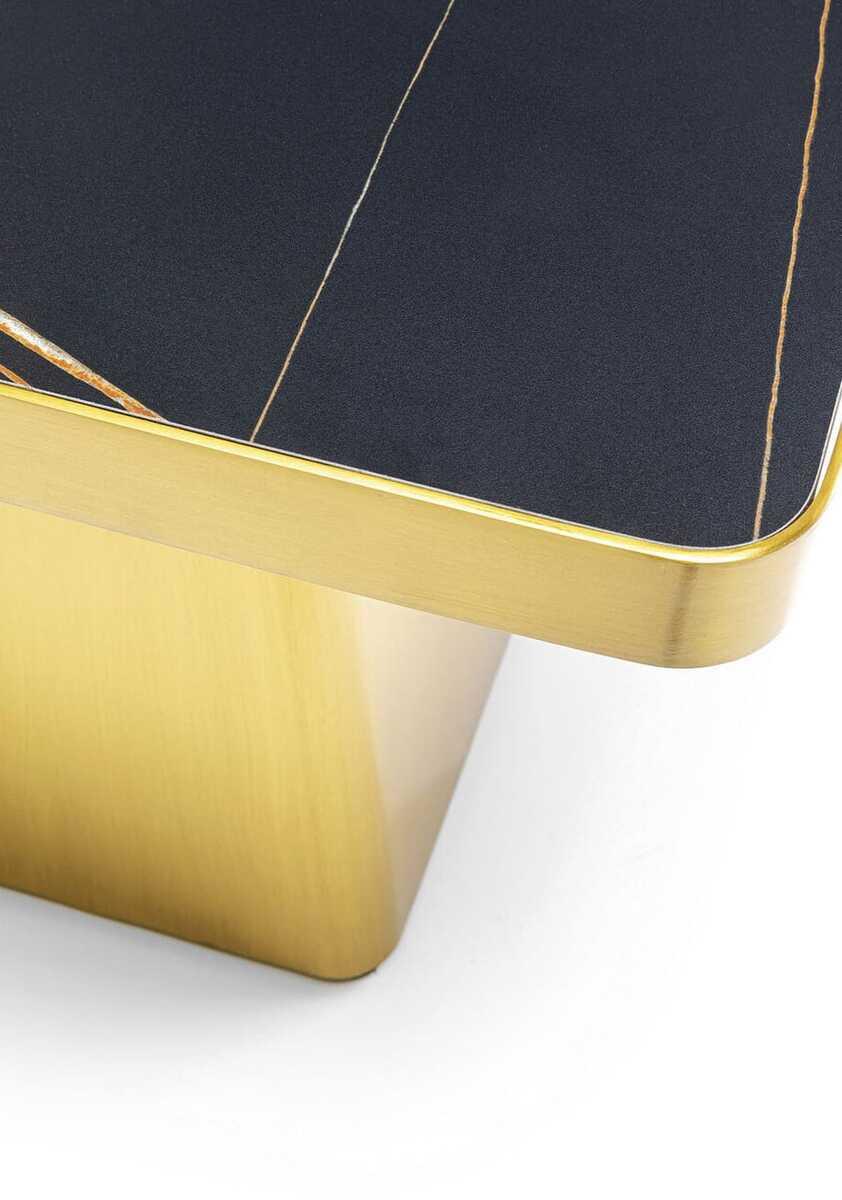 KARE Design Tavolino Miler oro 80x80  