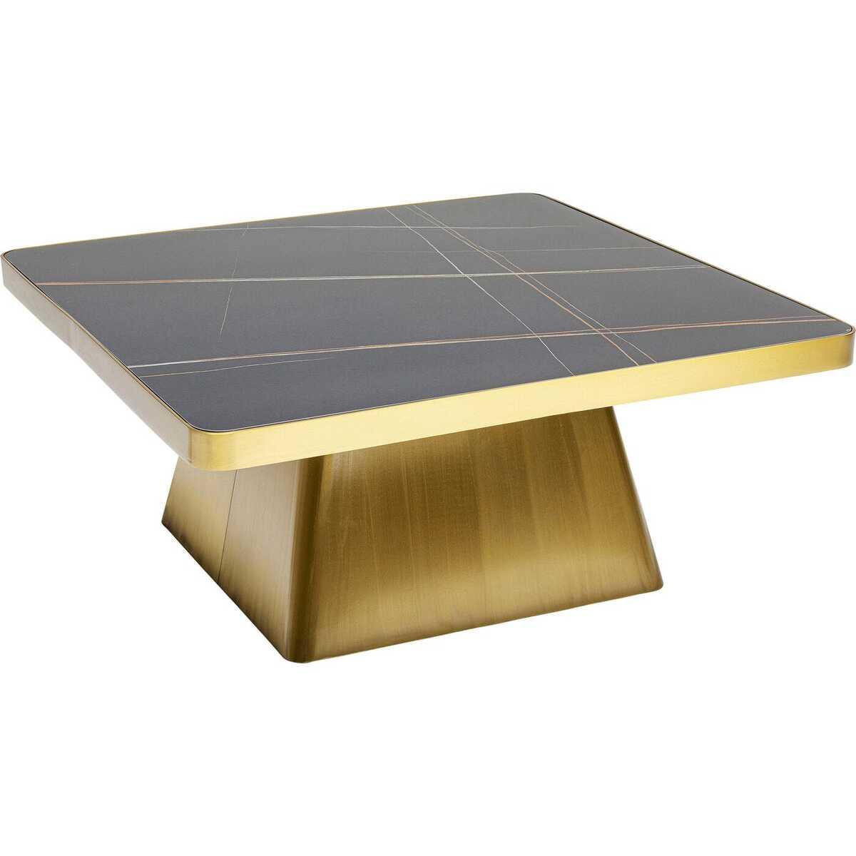 KARE Design Tavolino Miler oro 80x80  