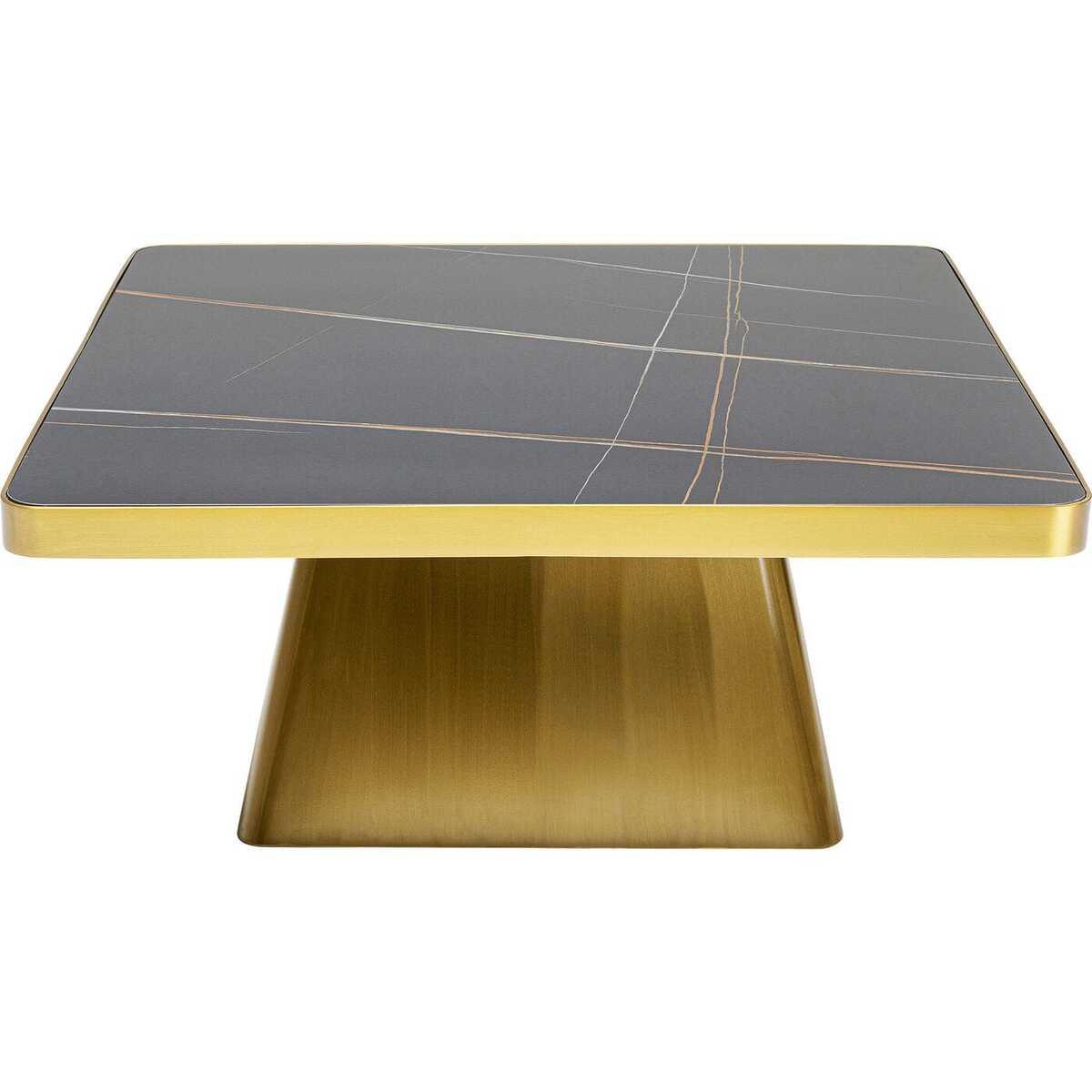 KARE Design Tavolino Miler oro 80x80  