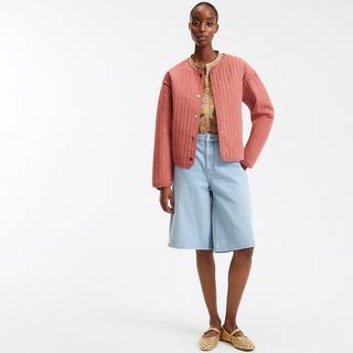 La Redoute Collections Gesteppte Übergangsjacke mit Druckknopfverschluss  