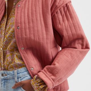 La Redoute Collections Gesteppte Übergangsjacke mit Druckknopfverschluss  