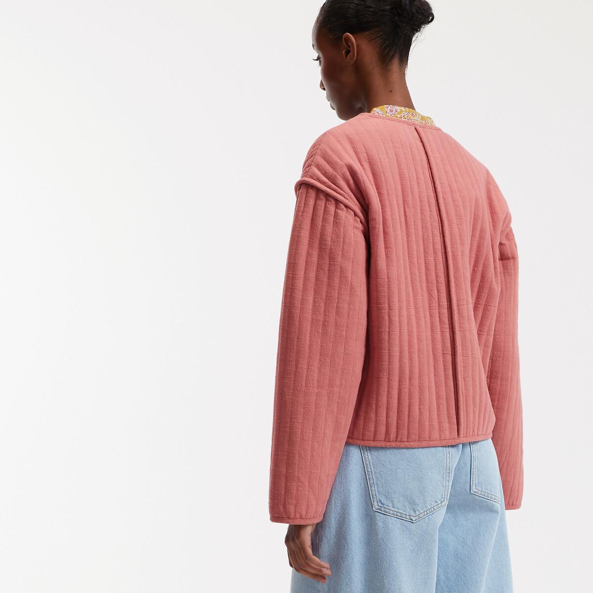 La Redoute Collections Gesteppte Übergangsjacke mit Druckknopfverschluss  