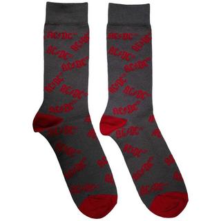 AC/DC ACDC Logo Gemusterte Socken  