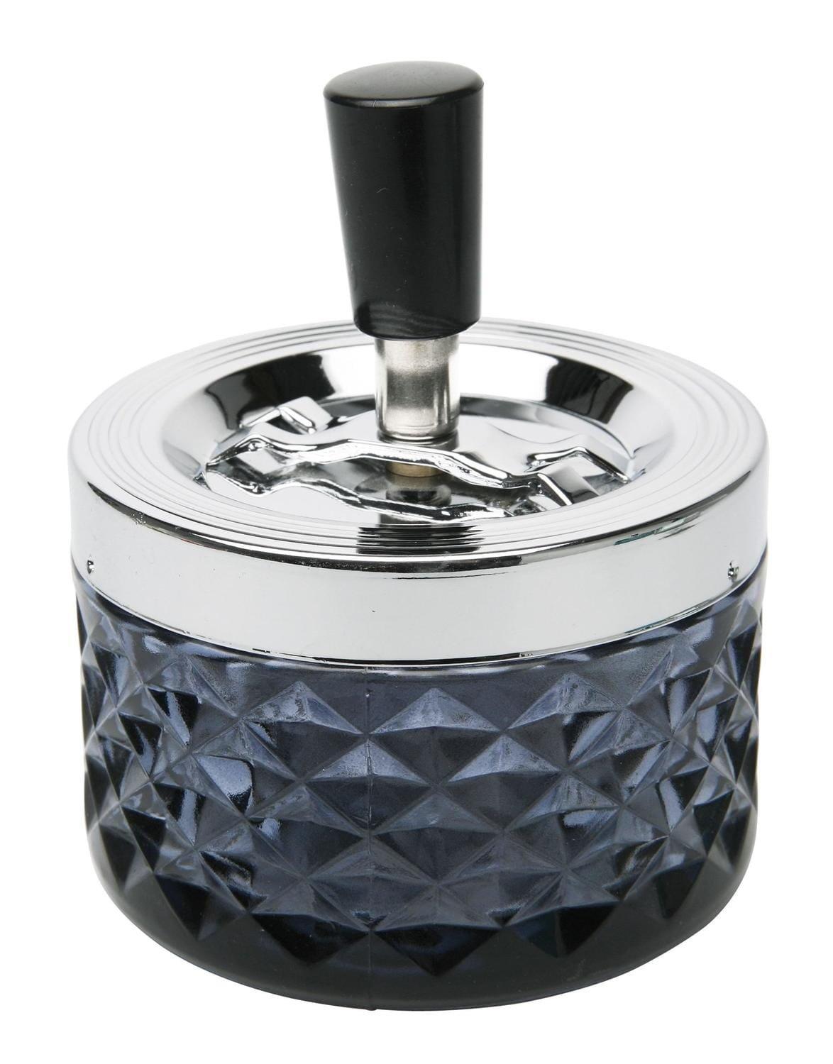 KARE Design Posacenere rotante Cristallo Smoke Assortito  