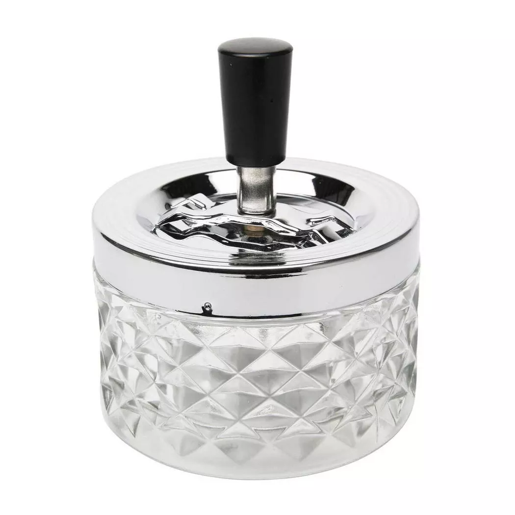 KARE Design - Cendrier rotatif Cristallo Smoke Assorti, One Size