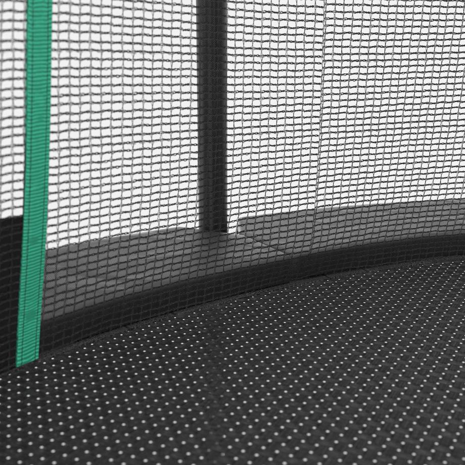 DOMYOS Trampolino con rete di protezione montaggio senza attrezzi  