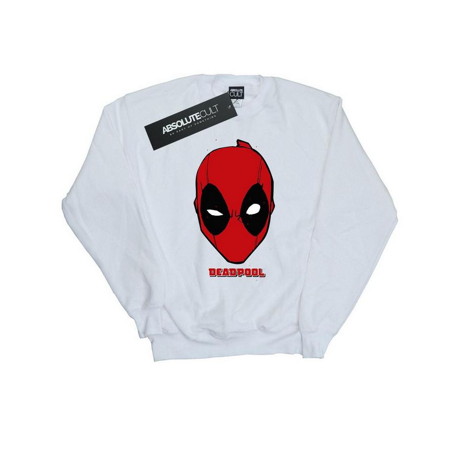 MARVEL Deadpool Face Logo Sweatshirt  