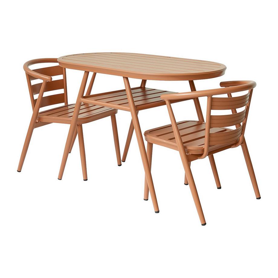 Vente-unique Set di tavolo e sedie da giardino ADEA  