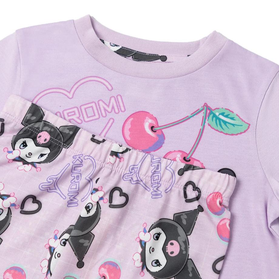 Hello Kitty  Ensemble De Pyjama Long Motif Kuromi 