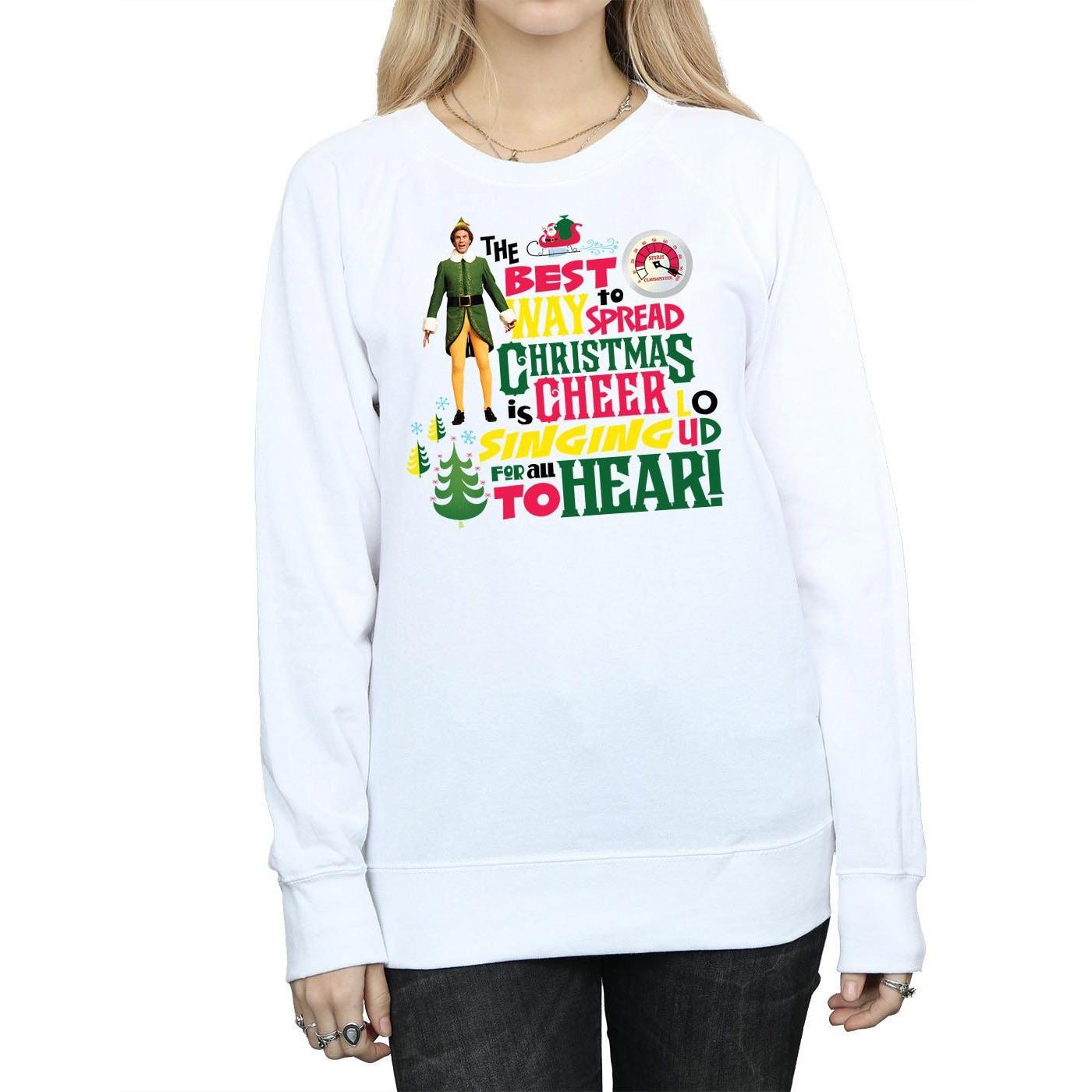 Elf Christmas Cheer Sweatshirt Imprimé  
