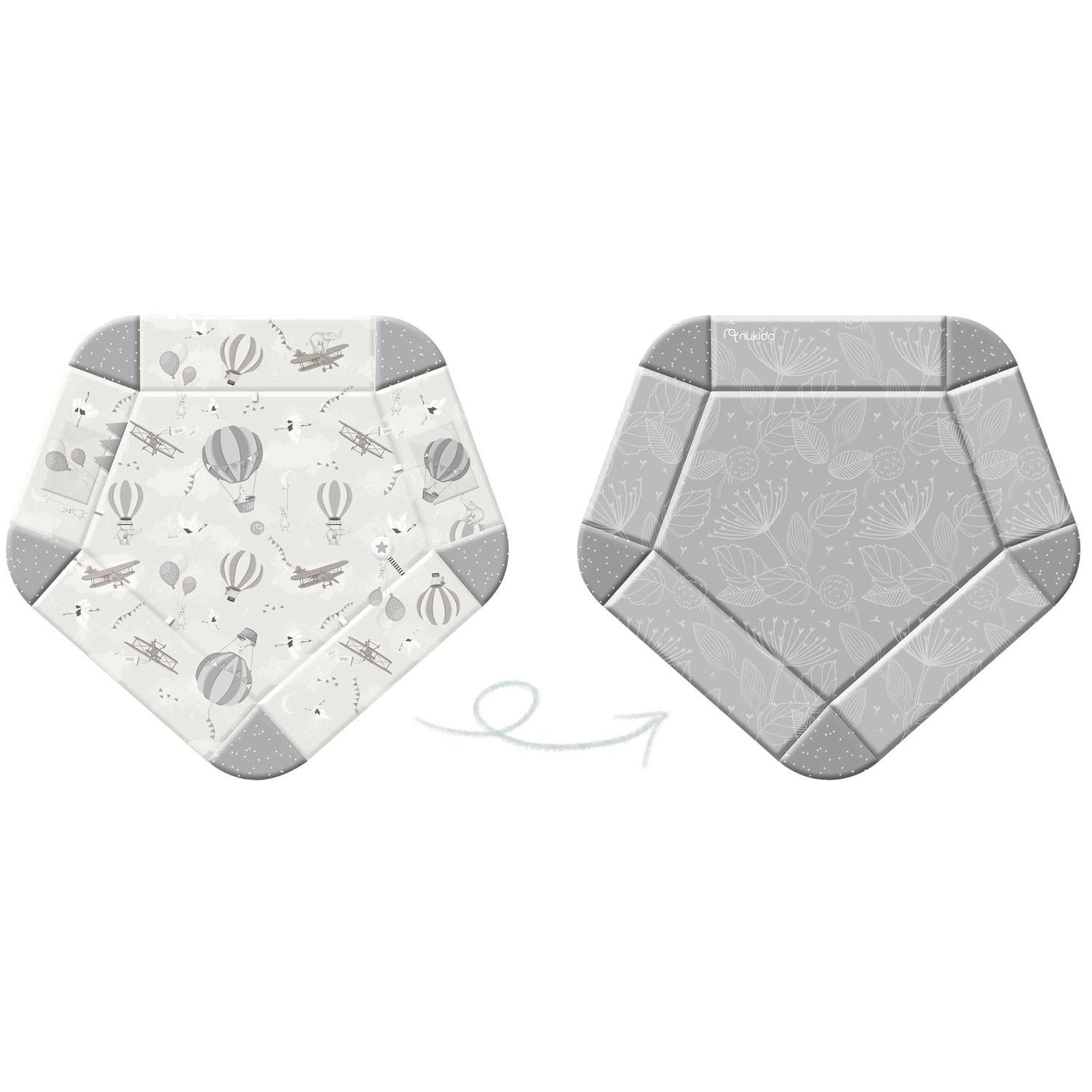 B2X  Grand tapis éducatif interactif avec ballons de Nukido 