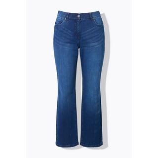 Ulla Popken  Jeans Mandy, weites, gerades Bein, Komfortbund 